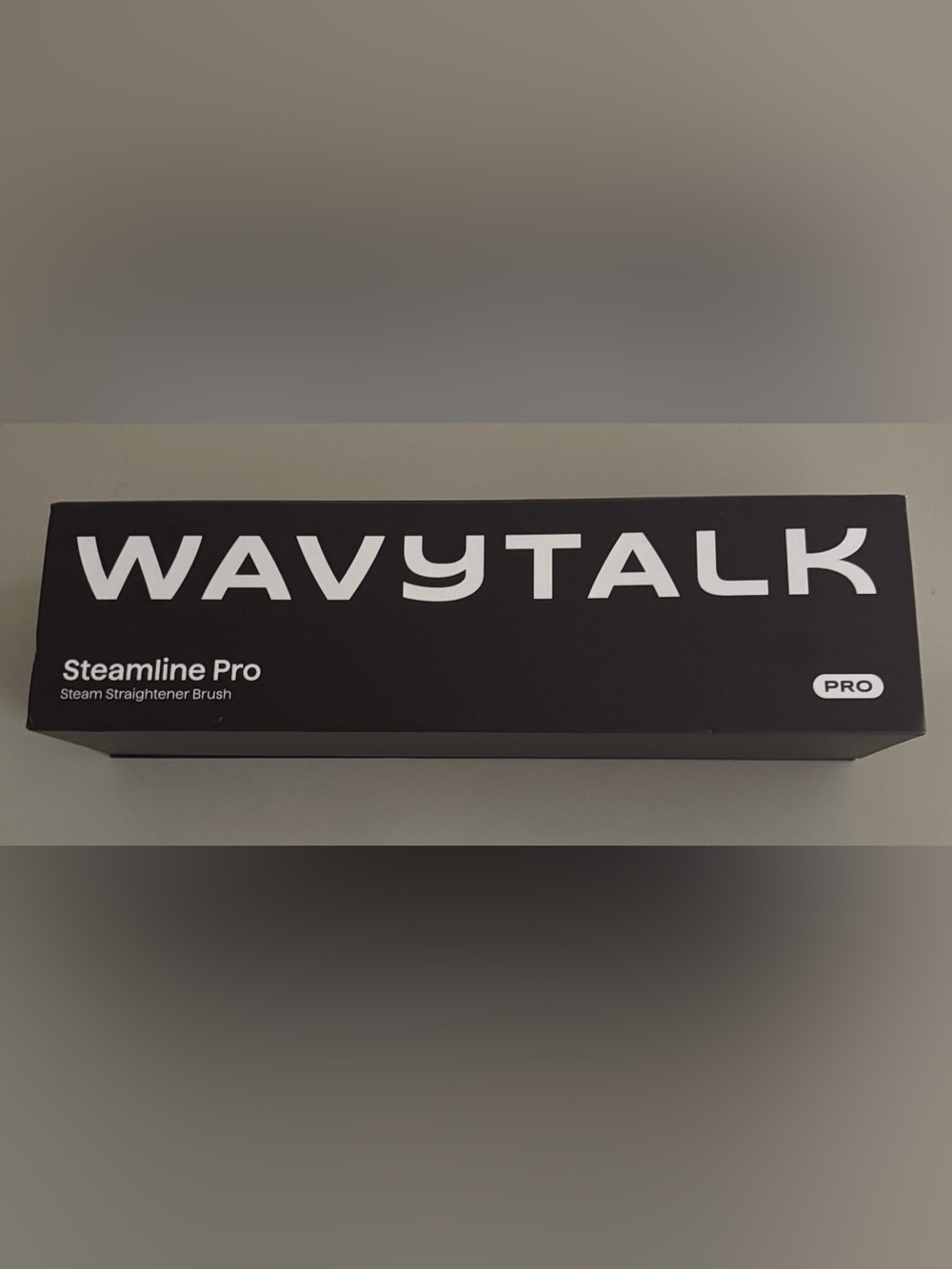 WAVYTALK Steamline Pro Steam Straightener Brush - Black